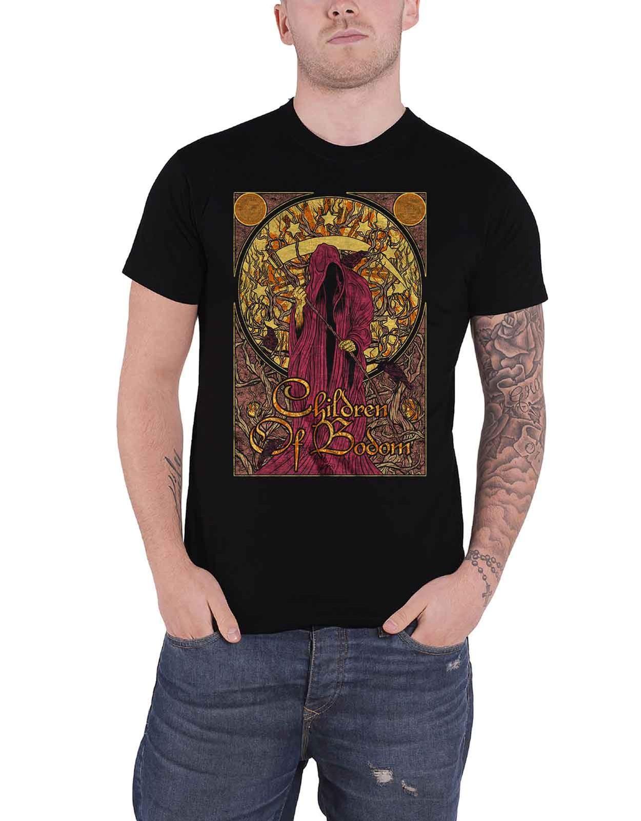 Children Of Bodom T Shirt Nouveau Reaper Band Logo new Official Mens Black Unisex T-Shirt XXXL