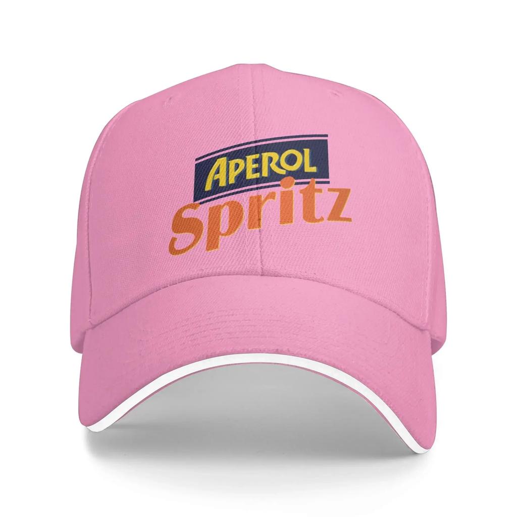 Aperol Spritz Baseballkappe Herren Erwachsener Design Trucker-Kappe Frühling Vintage Outdoor Sport Sonnenschutz Baseballkappen