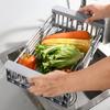 Dish Drying Rack Over Sink Expandable Dish Drainer Stainless Steel Dish Dryer Rack Over The Sink for Kitchen Fruits And Vegetables