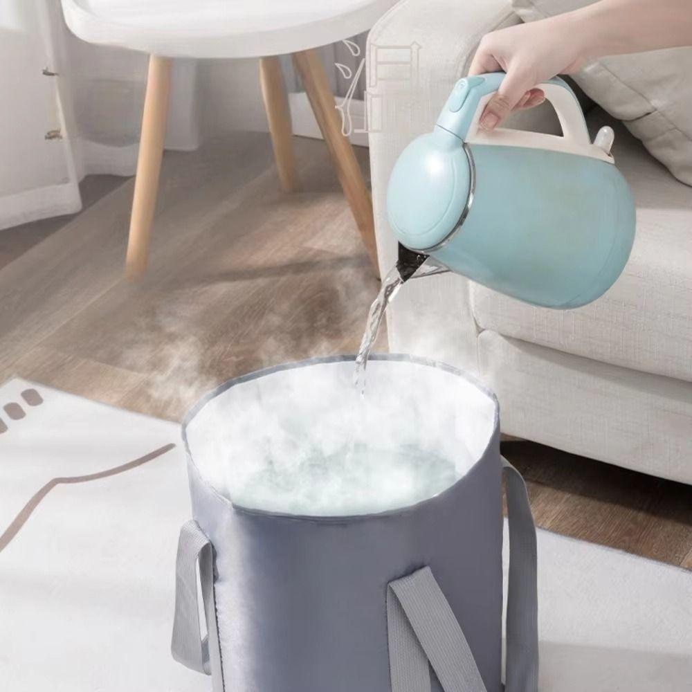 Anti-Leak Foldable Foot Washing Bag Thickened Bucket for Soaking Feet  Household Supplies