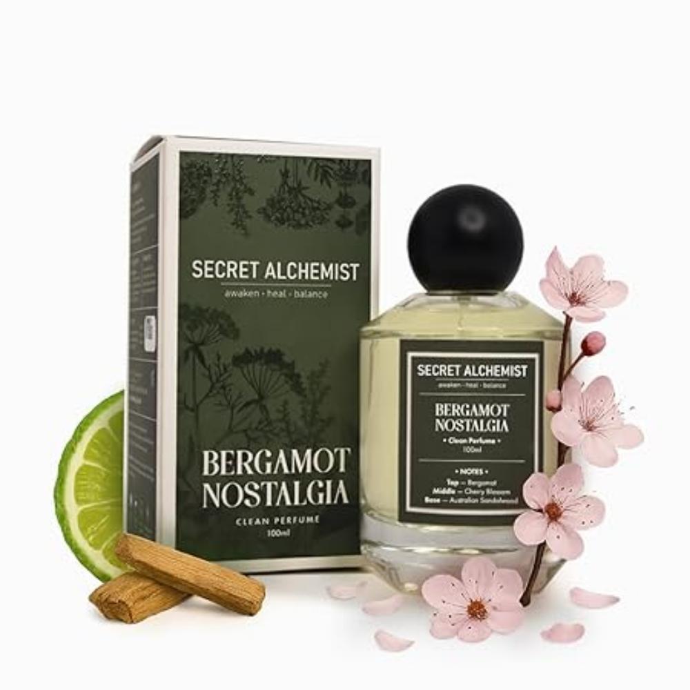 

Bergamot Nostalgia Парфюмерная вода 100 мл | Унисекс Стойкий Чистый Свежий Цветочный EDP | Роскошный парфюм с бергамотом и цветами вишни 100 ML