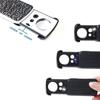 High Magnification Foldable LED Magnifier 30X 60X 90X Optical Acrylic Magnifying Lens For Precisions Inspection