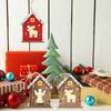Christmas LED Light Wooden House Luminous Cabin Merry Christmas Decorations for Home DIY Xmas Tree Ornaments Kids Gifts