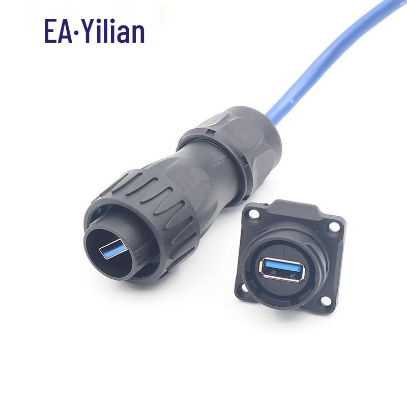 SP24 USB 3.0 Waterproof Nylon Vehicle Connector IP68