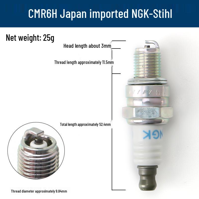 Universelle Hochfeste Zündkerze für Kettensäge, Rasenmäher, Benzinsäge, Heckenschere