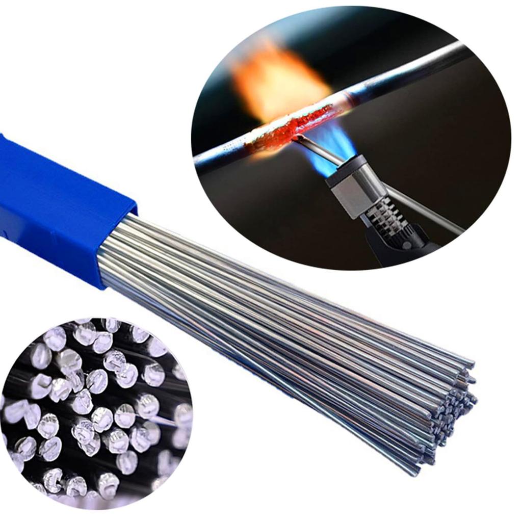 SensaBliss Aluminum Welding Rods Low Temperature Soldering Rods 30pcs Welding Wire Low Temperature Repair Soldering Tools No Solder Powder Required