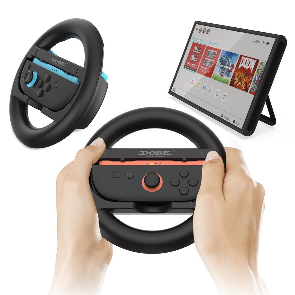 DOBE TNS-3196S Steering Wheels for Nintendo Switch/Switch OLED Console Joy-Cons Racing Wheels Joycon Controller