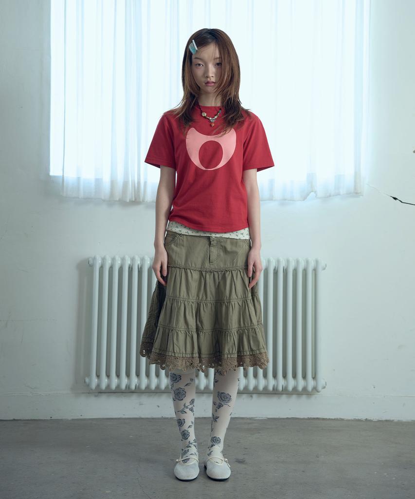 NICEGHOSTCLUB Head Symbol Tee_Red(Ng2Gmft503A)