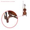 Universal Adjustable Stand Holder for Full Size 4 4 3 4 1 2 1 4 Violin Part Accessory Plastic Foldable Extended
