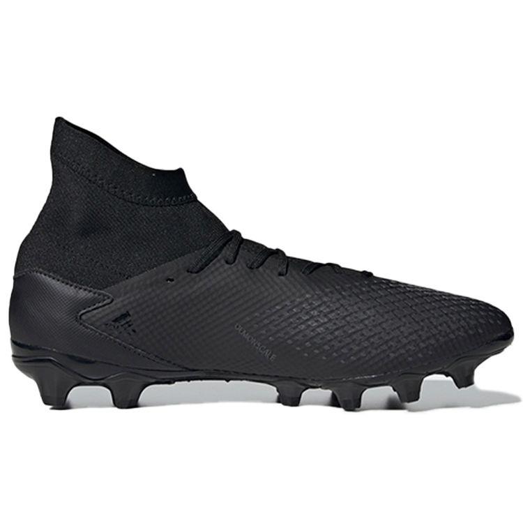 Adidas Predator 20.3 Round Toe MG (Rubber Short Studs) Non-Slip Lightweight Soccer Shoes Men Soccer Shoes Black FV3156