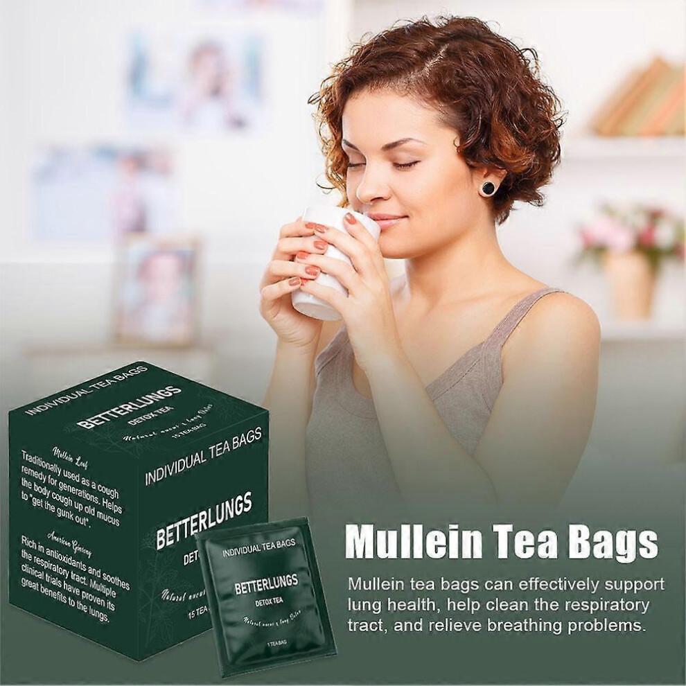 15pcs A Mullein Tea Bags | Professional Grade Quality for International Standards.
