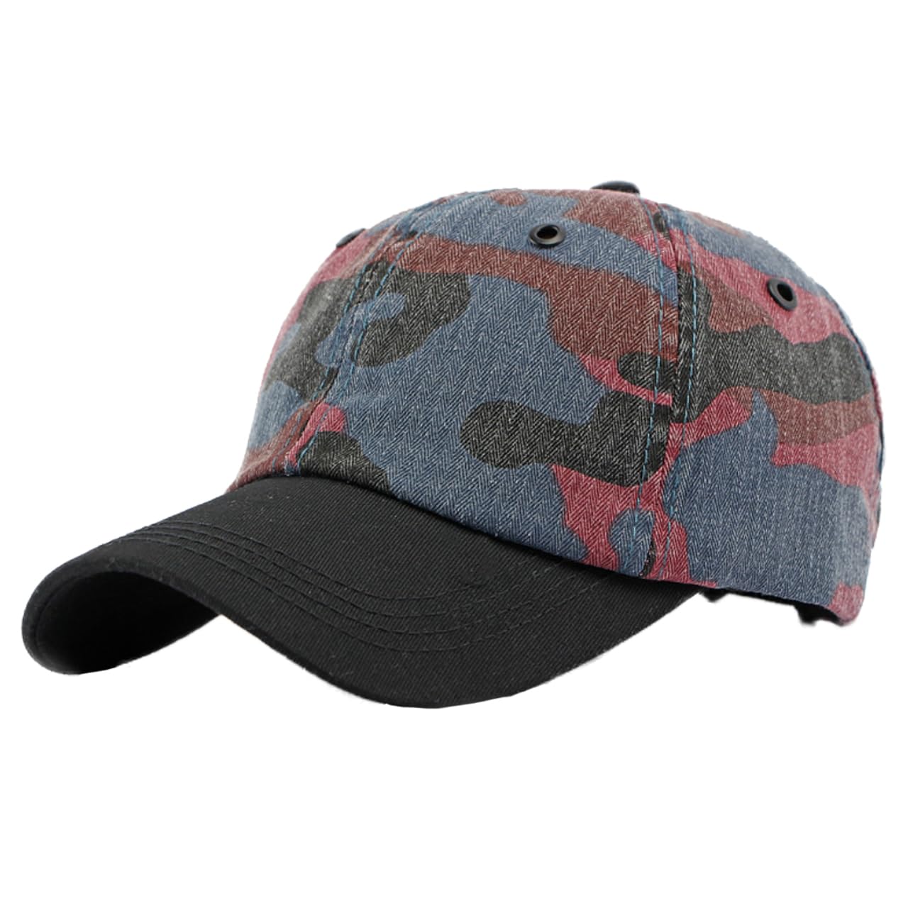 

Кепка Камуфляж CZA327 [Белый Клык], Повседневная, Уличная, Стильная, Мужская, Женская, (красный)