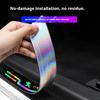 Car decorative laser door sill protection sticker is suitable for Peugeot 206 207 208 301 307 308 406 407 408 508 YYY 607 2008 3008