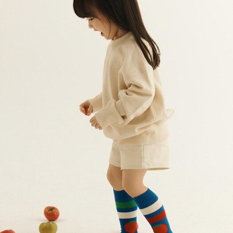 PINZLE [PINZLE X IHM] Family Socks - Tomato (Blue)