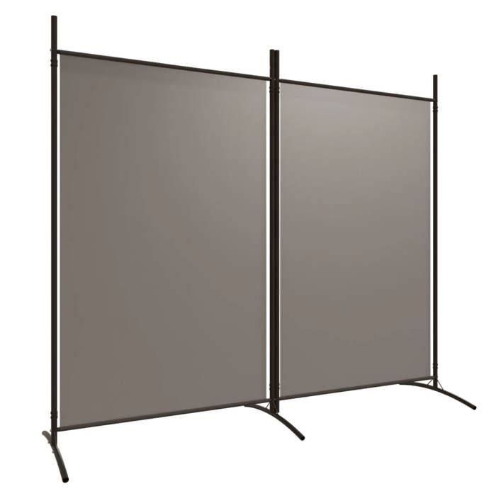 VidaXL Cloison de Séparation 2 Panneaux Séparateur de Pièce Pliable Diviseur Écran d'Intimité Paravent Décoration Salon 350260