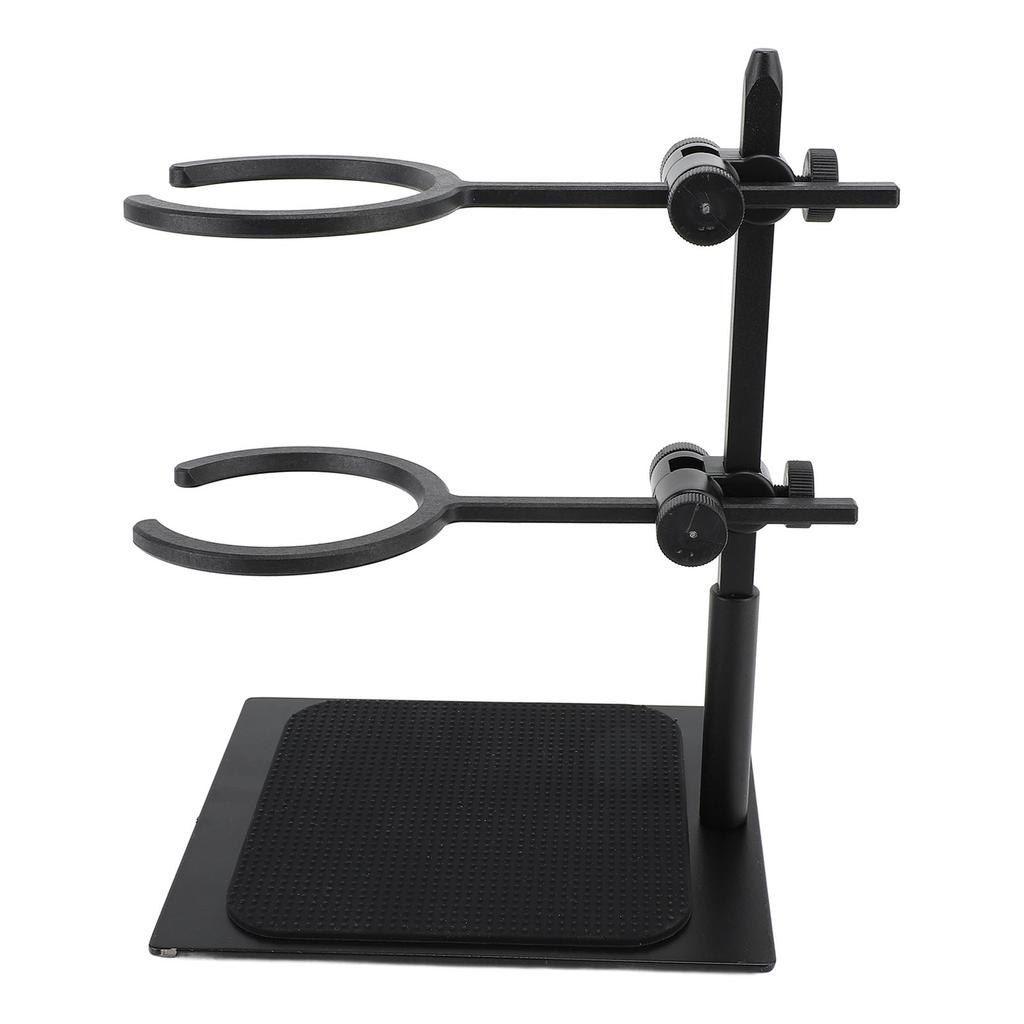 Pour Over Coffee Dripper Stand Multipurpose Double Layer Coffee Dripper Station with Glass Coffee Pot Black Coffee Cup