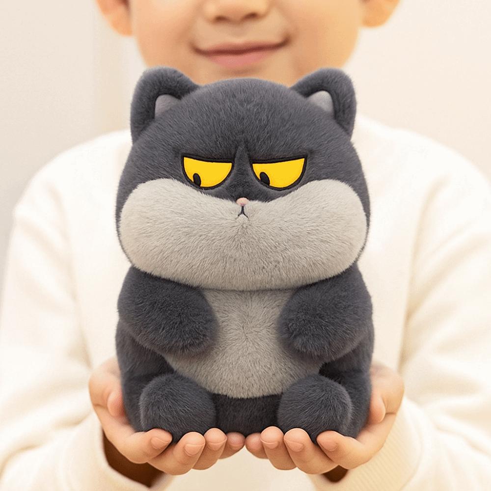 Interactive Cat Stuffed Animal Doll PP Cotton Kitty Stuffed Animals Toys  Decoration Gifts