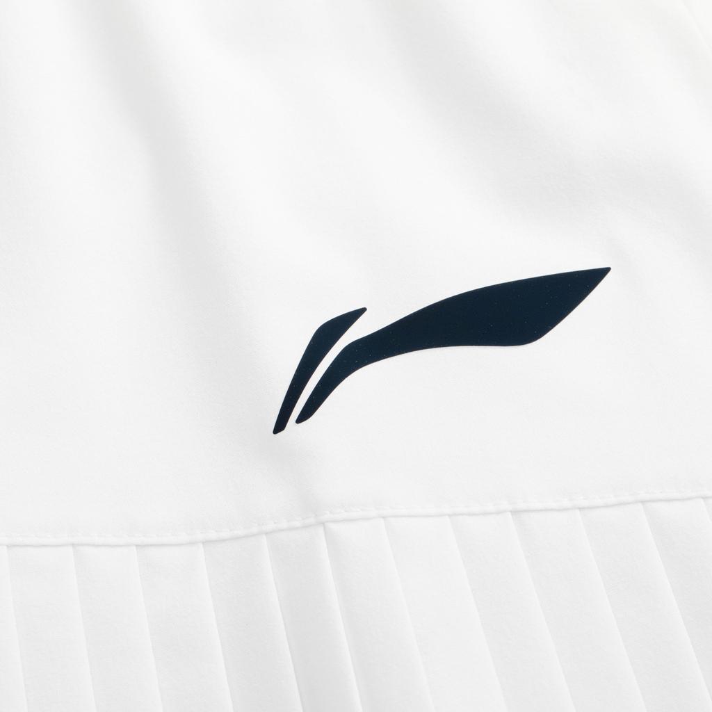 Li Ning Tennis Series Sports Solid Color Simple Casual Shorts Women shorts White ASKU288-1