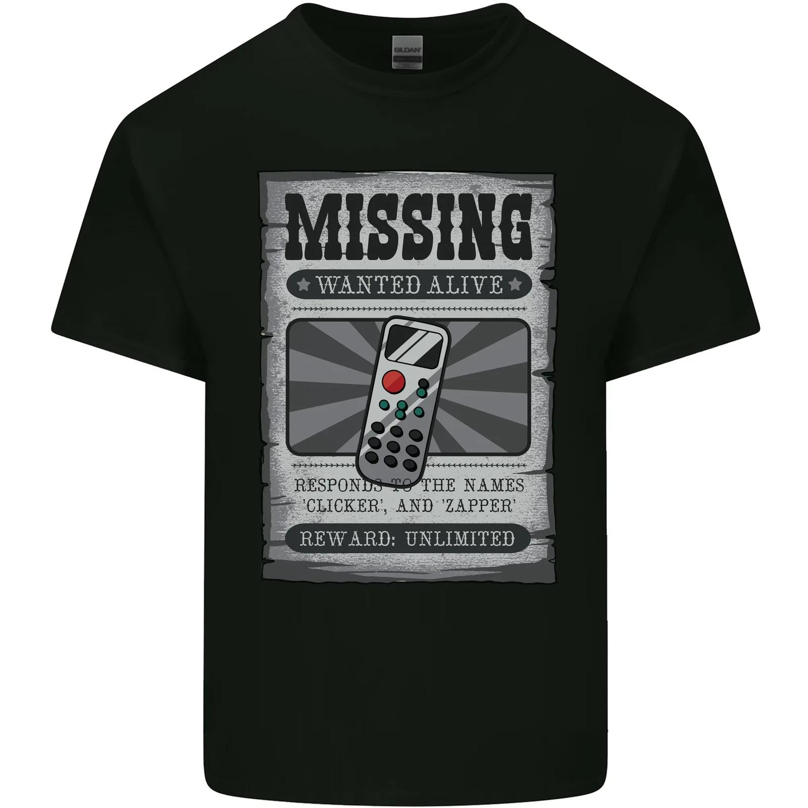 

Wanted Remote Control Funny TV Lost Misplaced Kids T-Shirt Childrens S