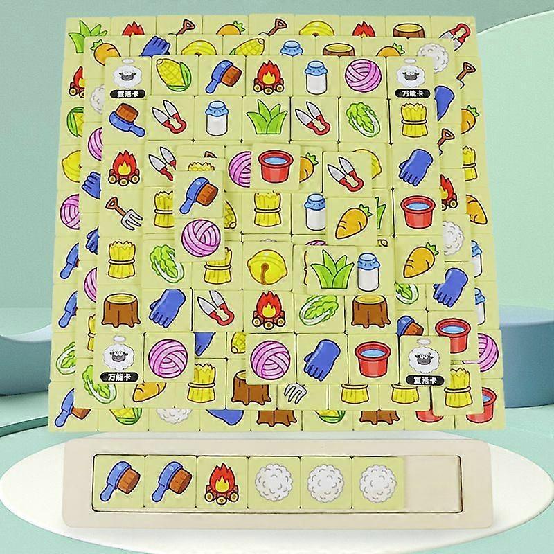 Sheep Sheep Children's Board Game Card Baby Early Education Intelligence Wooden Parent-child Interaction, Enlightenment Teaching Aids Game, Fun Tablet