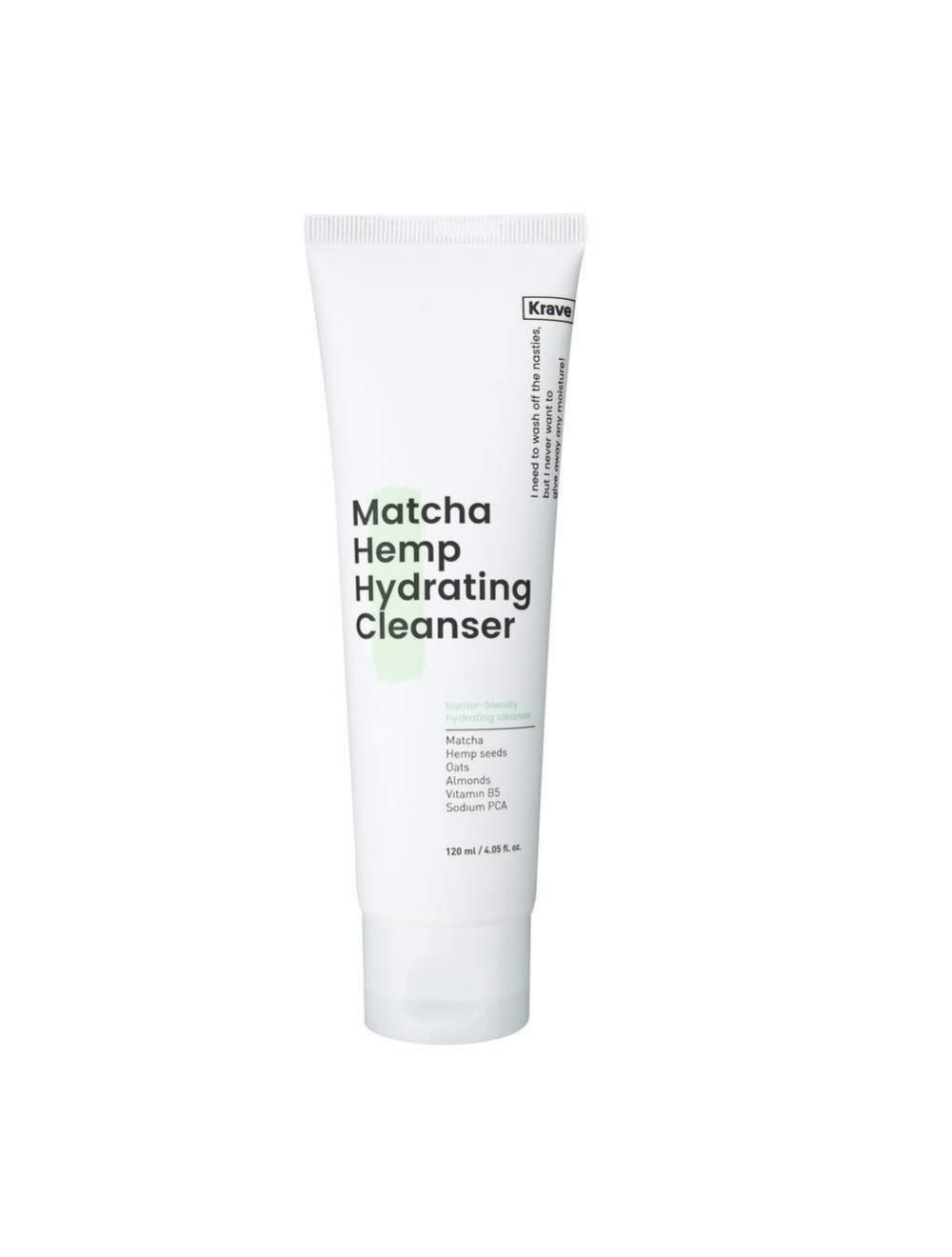 

KRAVE BEAUTY Matcha Hemp Hydrating Cleanser (120 мл) Увлажняющее очищающее средство