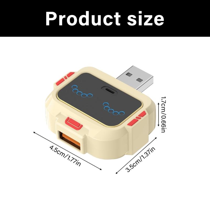 English Voice Command USB Control Switcher For 5V 2A Fan Lamp Humidifiers With Automatic Speed Dimming Functionality