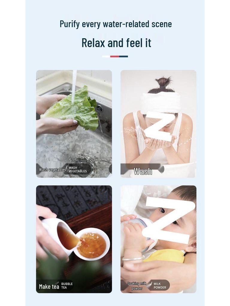 Universal Kitchen Tap Ultrafiltration Water Purifier and Pre-Filter