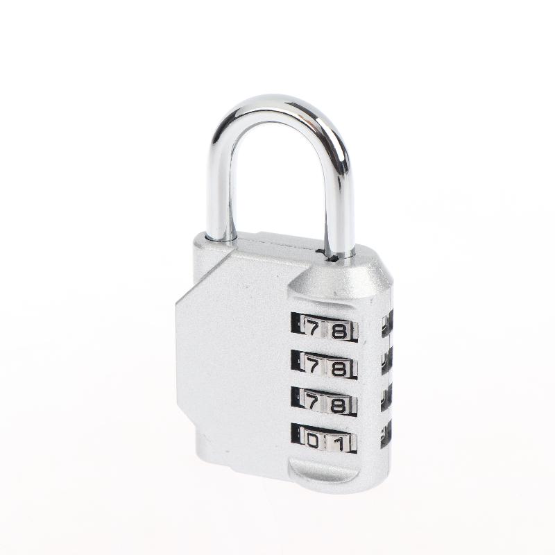 1Pcs Resettable Combination Lock 4 Digit Padlock With Combination Waterproof And Heavy Duty Combination Padlock