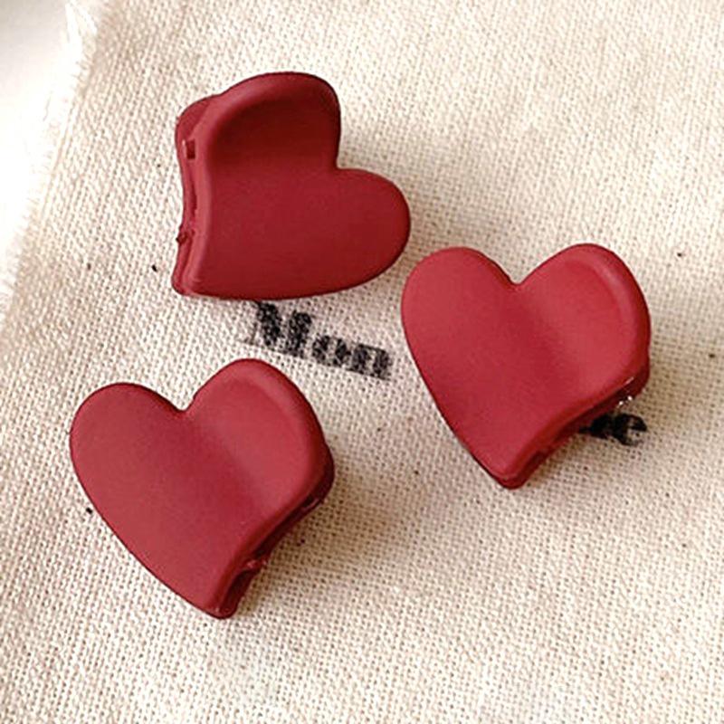10Pcs Korean Style Fashion Mini Side Bangs Clip Seamless Small Hair Claws Frosted Princess Love Flower Rabbit Braided Hair Clip