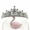 Wedding Hair Accessories Rhinestone Queen Crown Luxury Bride Headdress  Birthday Party