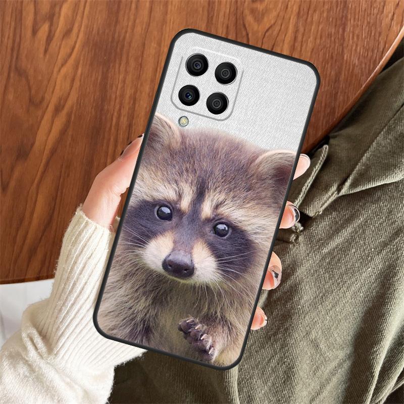 Funny little raccoon Case For Samsung Galaxy M11 M21 M31 M35 M12 M13 M14 M15 M16 M36 M56 M53 M32 M52 M55 M34 M54