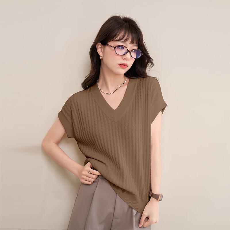 

Mokaana Women s Casual V-Neck Short Sleeve T-Shirt MKNJD3199 One Size