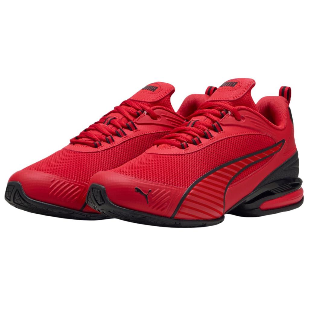 New PUMA Magnetic Abrasion Resistant Low Top Running Shoes Unisex Red Black 310783-07
