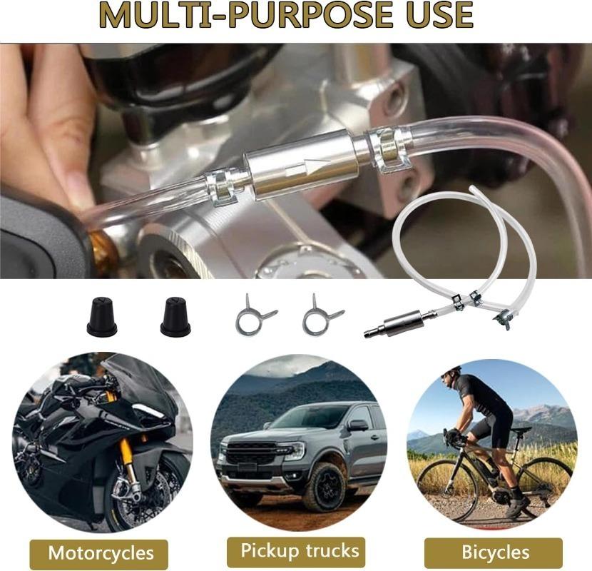 1-10PCSUniversal Motorcycle Fuel HoseOil ExtractorTool Hydraulic Brake Bleeder Hose Caliper Drain GuideTube Automotive Accessory