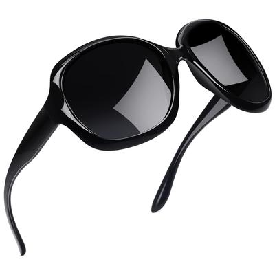 Lunettes de soleil polarisées Joopin pour le sport et la conduite, pour femmes, pêche, course à pied, golf, (Noir)