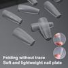 100Pcs Press On Nail Tips Full Cover Ultra-Thin False Nails Patches Gel Nails Extension System Clear Fake Nails Art Accessories