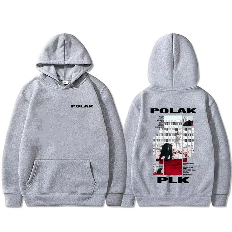 PLK Polak Grafisks Hūdijs Vintage Mazgāts
