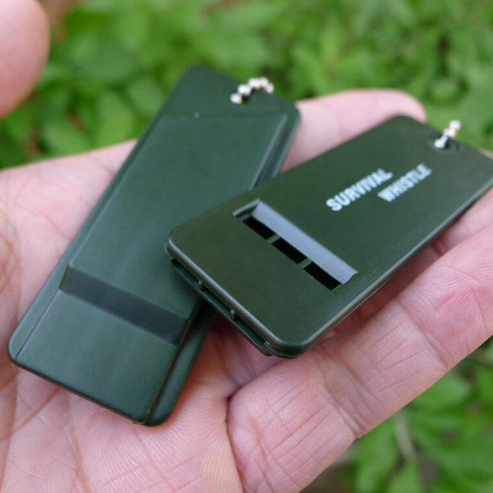 1-10PCS 3-Frequency Whistle High Decibel Survival Whistle Outdoor Hiking Camping Emergency Survival Whistle Whistle