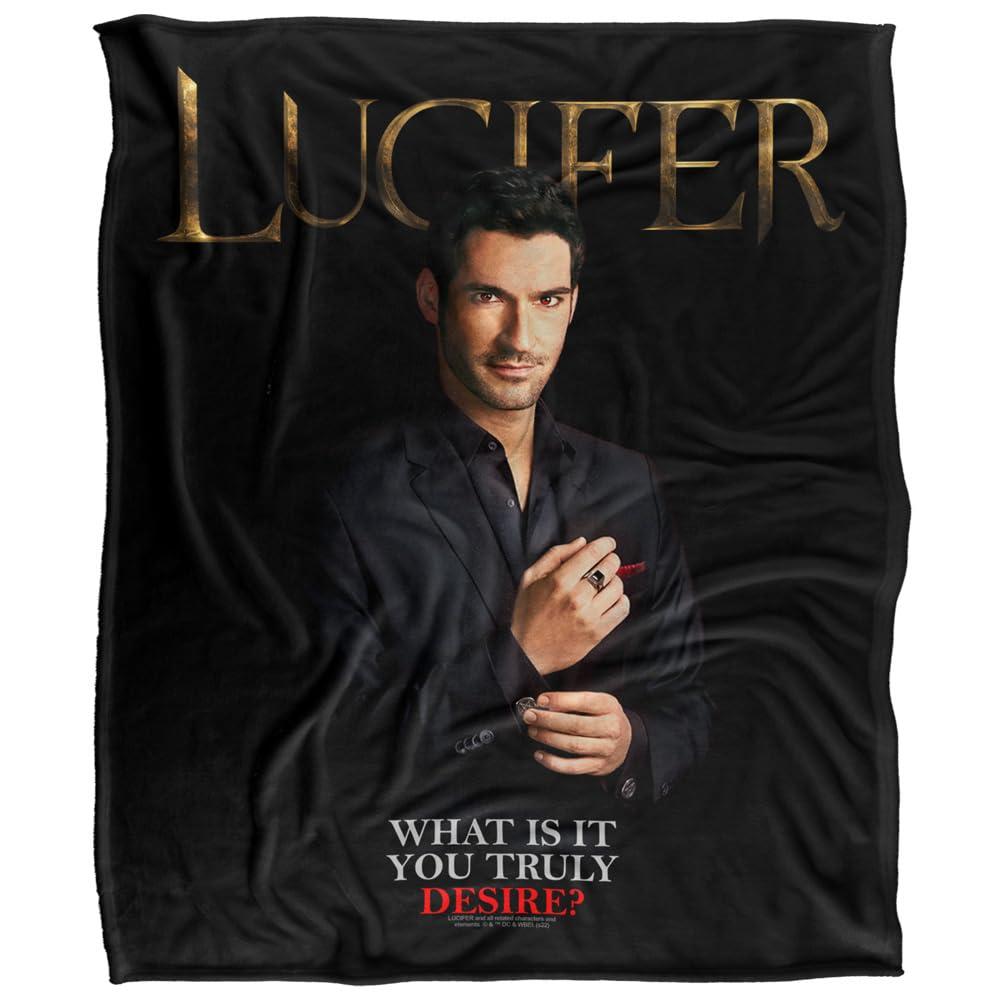 Lucifer What Do You Desire? Soft Touch Blanket