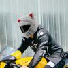 Motocyklové Vtipné Kreslené Plyšové Helmy Ochranné Motocyklové Helmy Kryty Celotvářové Kryty Pro Kreativní Helmy Párty