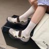 Versatile models are not tired of feet~ 6cm height increase casual Mary Jane shoes women's 25 trendy thick-soled sweet and cool one-word single shoes