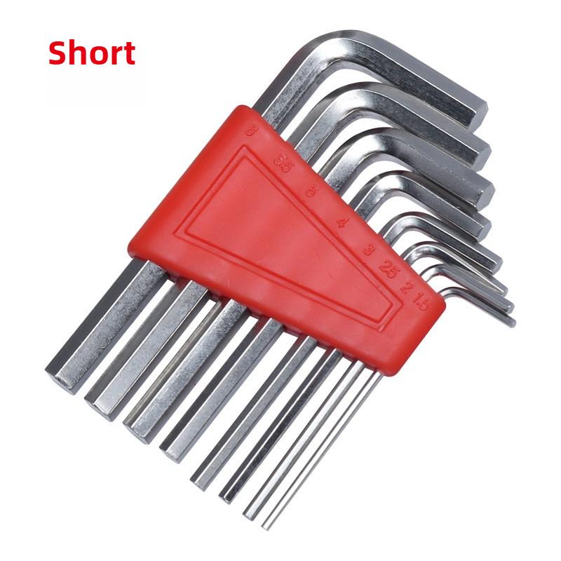 8pcs Allen Wrench Metric Wrench Inch Wrench L Wrenchs Size Allen Key Short Arm Tool Set Easy To Carry In The Pocket