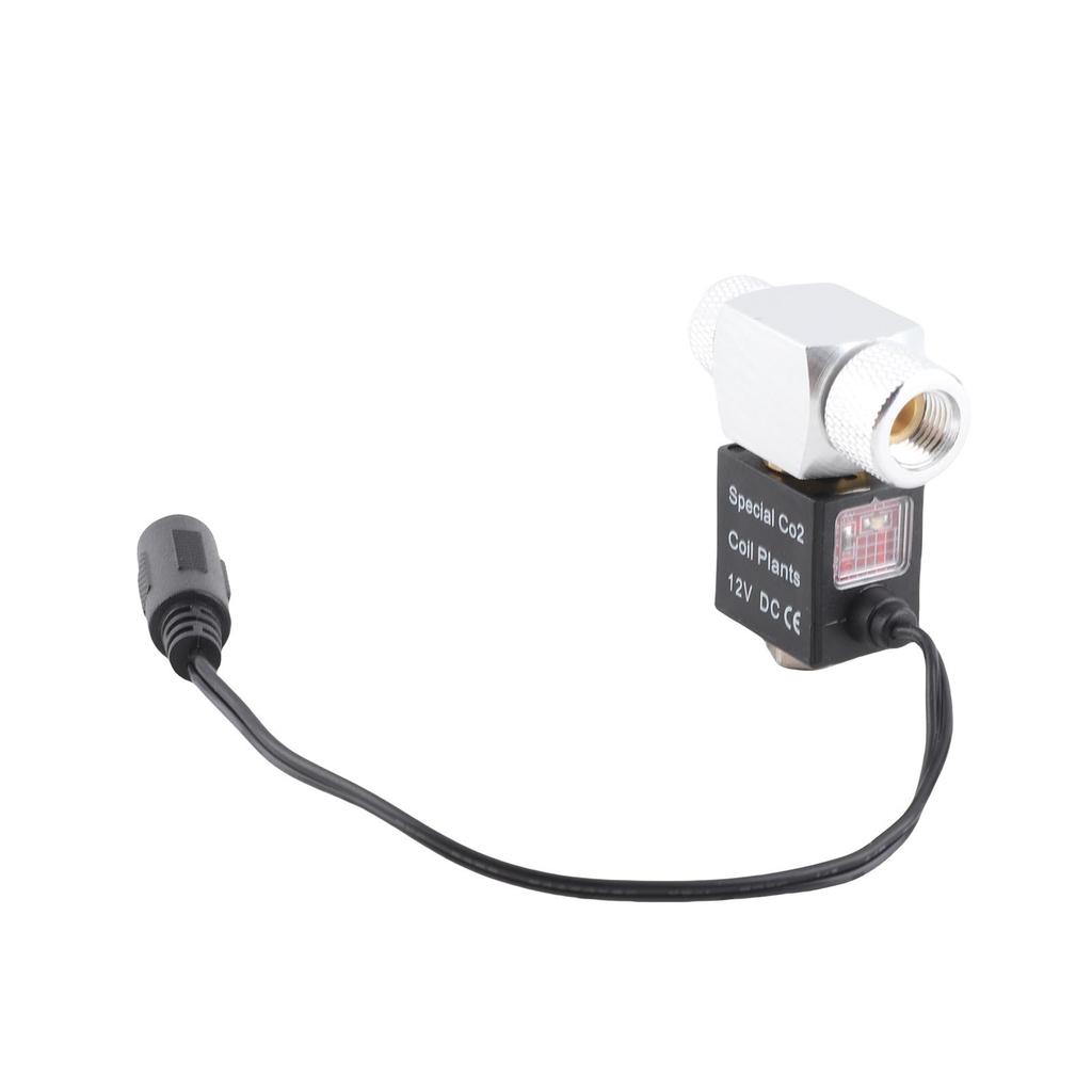 Válvula Solenoide para Regulador de Sistema de CO2 para Acuario   Salida 12V Conexión Rosca Macho Externa M10*1 Cabezal Único Silenciosa Versión de Baja Temperatura