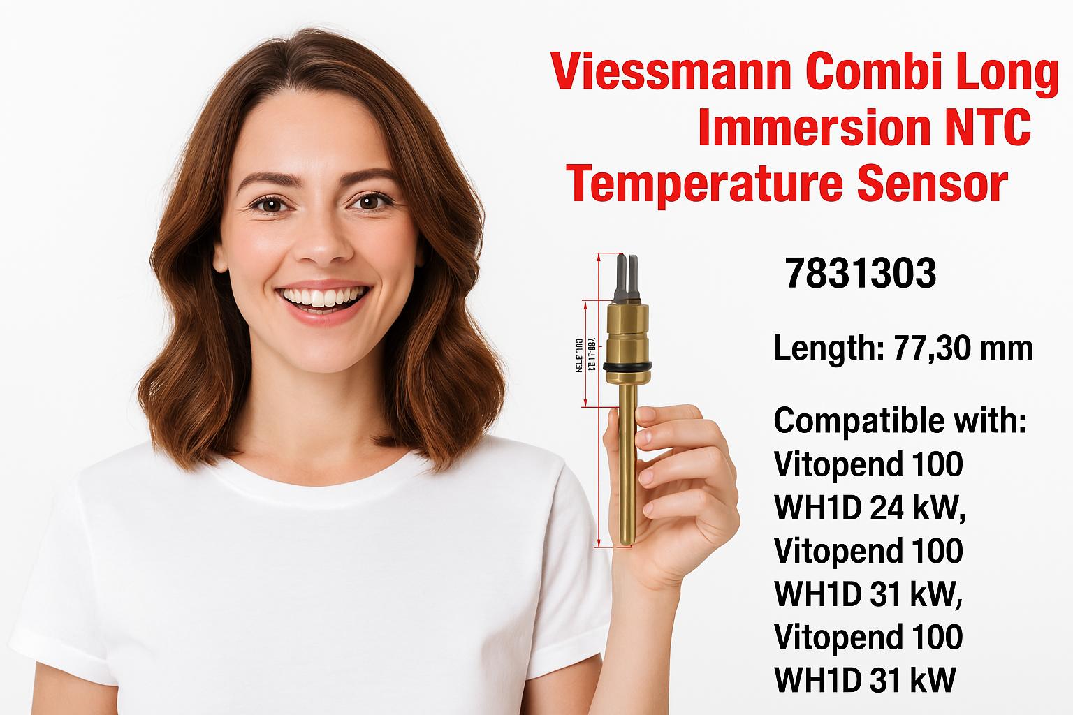 

Viessmann Combi Immersion Type Long NTC (температура) датчик 1 PCS
