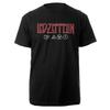 Led Zeppelin Unisex Schwarzes T-Shirt Logo Symbole Neu