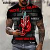 Short Sleeve Men's Sports T-Shirts Boxing Fight Workout Casual Sporty Tops 3D Print Street Style O-Neck Tee Plus Size 6XL