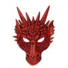 Dragon Mask Half Face Halloween Costume Mask Party Decorations Soft Cosplay Scary Halloween Mask
