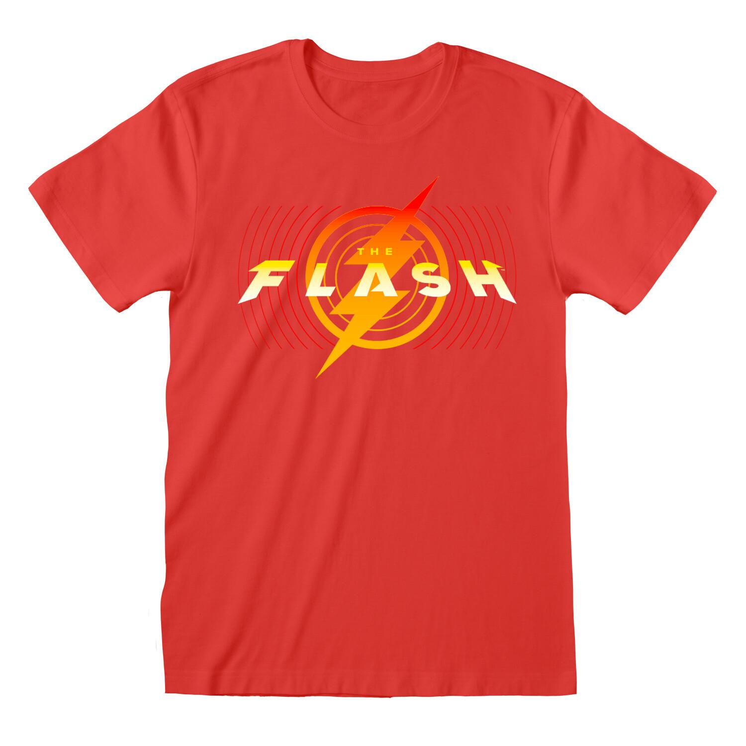 The Flash Movie Logo Official Merchandise Shirt MLXL2XL New S