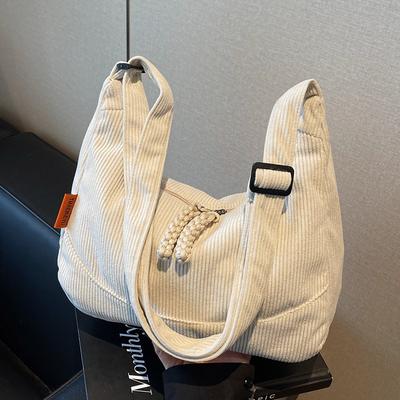 Borsa a tracolla singola di grande capacità alla moda per il pendolarismo, Borsa tote casual, Borsa da braccio per lo shopping