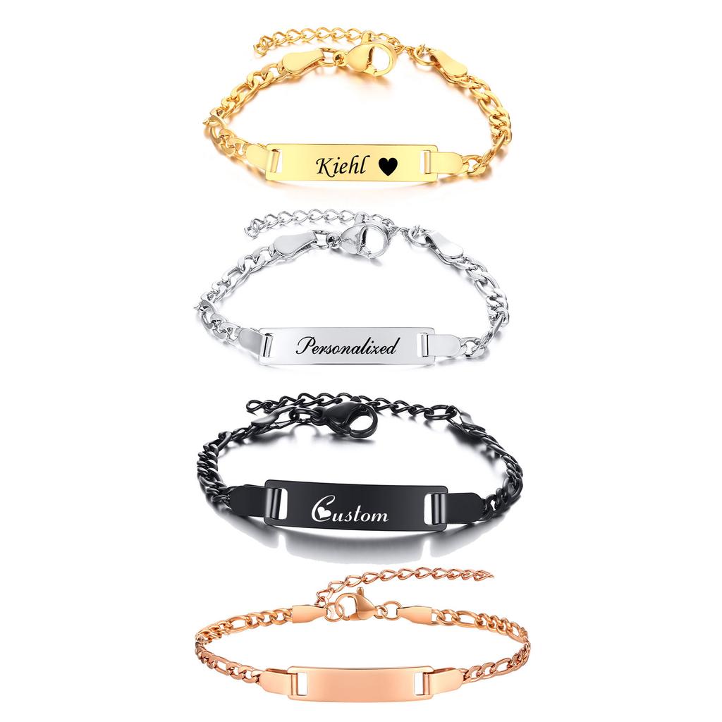 Personalized Name Bracelet VIP Link for for Boy Girl